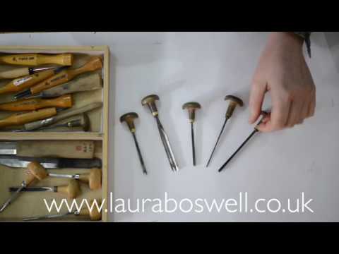 Reduction Lino with Laura Ep 10 Types of Cutting Tool for Linocut Relief printmaking