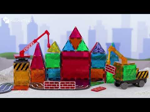 Slide 13 - Magna-Tiles Builder Set, 32 Pieces (video)