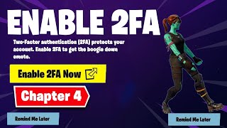 How to Enable 2FA on Fortnite (Chapter 4)