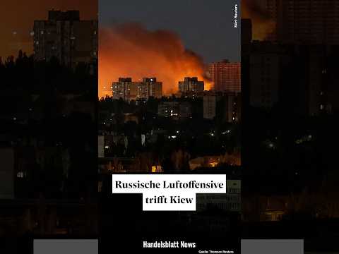 Video Thumbnail: Einwohner von Kiew suchen Schutz vor Russlands Luftoffensive