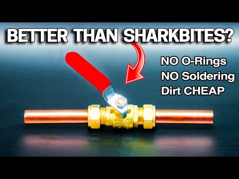 Move Over Sharkbites...Solder-Free Plumbing just got Easier with Compression Valves