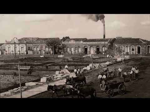 Praça Central de São Pedro do Sul no início do século XX-Série 100 anos