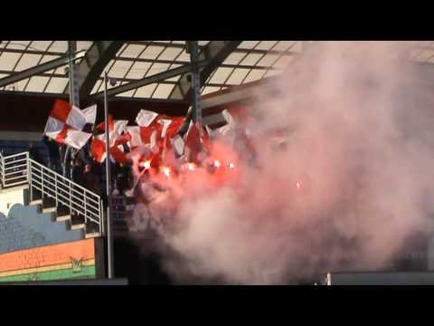 Doping i oprawa kibiców podzas meczu Ostrovia 1909 - LKS Centra w dniu 29.10.2016