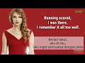Taylor Swift - All Too Well - Lirik dan Terjemahan