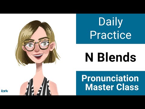 N Blends Sentences - American English Daily Pronunciation Shadowing Practice Master Class