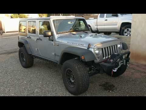 Review: 2016 Jeep Wrangler JK Rubicon with JKS 3.5" Lift Kit - Looking to Clear 35'' Tires?