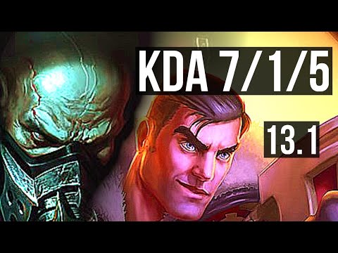 URGOT vs JAYCE (TOP) | 7/1/5, Rank 7 Urgot, 900+ games, 1.2M mastery | KR Grandmaster | 13.1