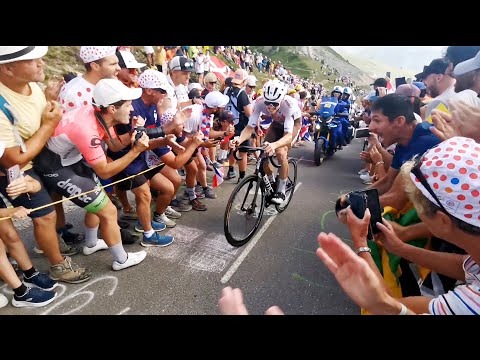 Felix Gall auf dem Col de la Loze