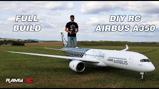 Building the Airbus A350 RC airliner full build an