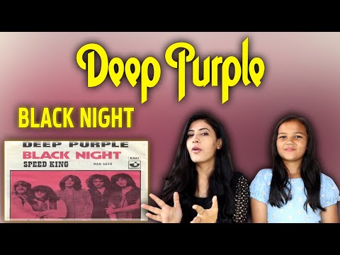 MY SISTER REACTS TO DEEP PURPLE FOR THE FIRST TIME | BLACK NIGHT REACTION