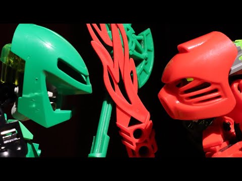 Tahu VS Lewa (Bionicle stop motion)