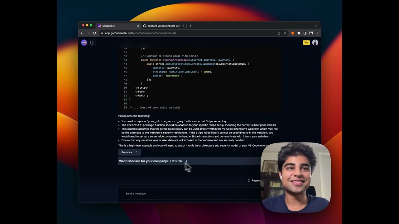 Onboard AI demo video