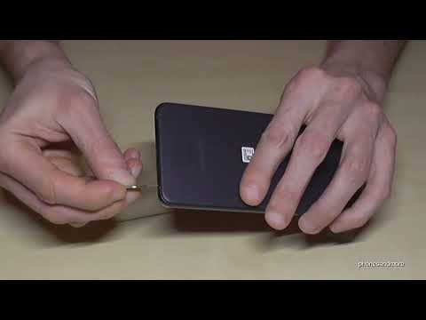 Samsung Galaxy S21 FE 5G:  How to insert the SIM card? Installation of the nano SIM cards