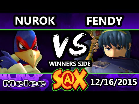 S@X 128 - Nurok (Falco) Vs. Fendrick Lamar (Marth) SSBM Tournament - Smash Melee