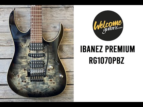 IBANEZ RG1070PBZ Premium CKB Charcoal Black Burst with original bag