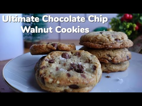 Ultimate Chocolate Chip Walnut Cookies