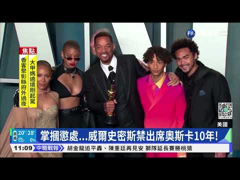 掌摑懲處...威爾史密斯禁出席奧斯卡10年!