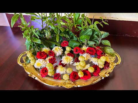 Small Amla and Flowers Decorations | Taste of Teppakulam | #amla #flower #flowers