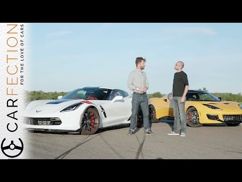 Corvette Grand Sport vs Lotus Evora 400: UK vs USA - Carfection