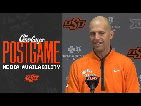 Steve Lutz Media Availability | Oklahoma State Postgame vs. Texas A&M (11-9-2025)