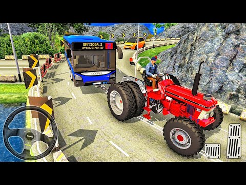 Offroad Towing Chained Tractor Bus 2019 - Rescue Crashed Vehicles - Android Gameplay