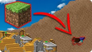 TSUNAMI DE TIERRA EN MINECRAFT | RETO DE LA BASE VS TSUNAMI EN MINECRAFT