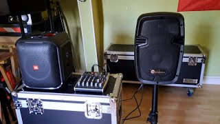 Video thumbnail for enceinte fun generation pl 108 a stéréo avec jbl partybox encore !!! by maxx ride777