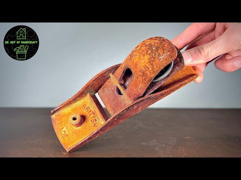 Vintage british made hand plane restoration I Dr. Hut of Handcraft