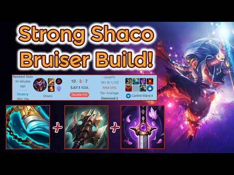 Stridebreaker + Titanic Hydra Shaco Dia 2 Ranked [League of Legends] Full Gameplay - Infernal Shaco