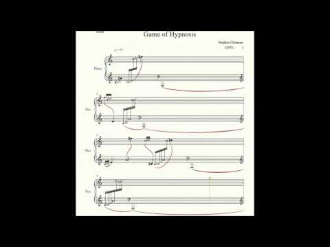 Game of Hypnosis - Stephen Chatman - Piano Repertoire 4