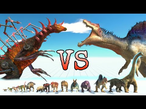 Therizinosaurus Vs All Dinosaurs | Animal Revolt Battle Simulator