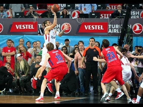 CSKA  vs Olympiacos 61-62 Euroleague 2012 Final
