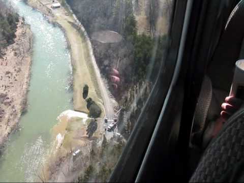 Bane Dome Spring flood plume Giles Co , VA aerial view 2010 03 18 (by JHF)