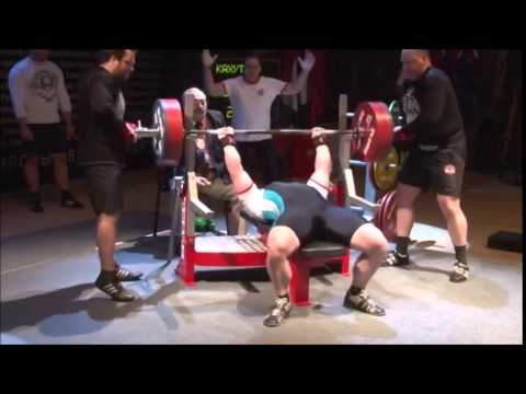 Vadim Kahuta - 586 lb Raw Bench @ 216 (266@98.4kgs)