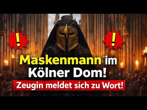 Maskenmann im Kölner Dom – Zeugin meldet sich zu Wort.