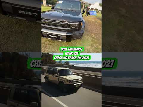 CABE NA GARAGEM? Conheça o tamanho real do novo iCAUR V27! 🚗✨