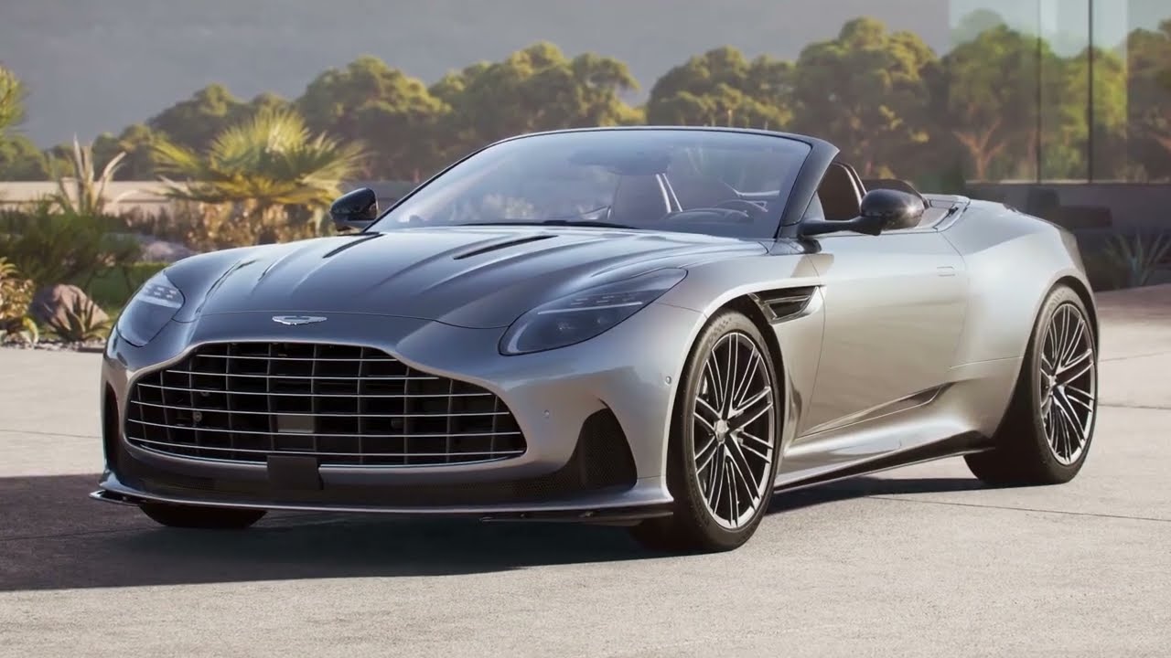 Aston Martin DB12 Volante với thiết kế mới và động cơ V12 sẽ ra mắt năm 2024