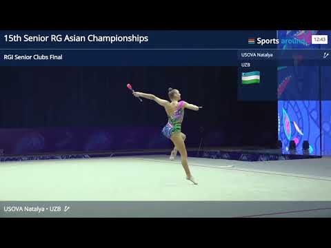 USOVA Natalya (UZB) CLUBS EF 32,5 🥈- Asian Championship 2024