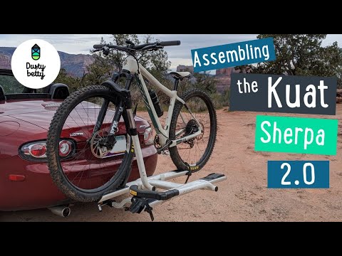 Kuat Sherpa 2.0 Bike Rack - Unboxing and Assembly - Dusty betty Women's Mountain biking