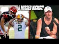 Pat McAfee Reacts To 5 Missed Field Goals In Bengals vs Packers Game