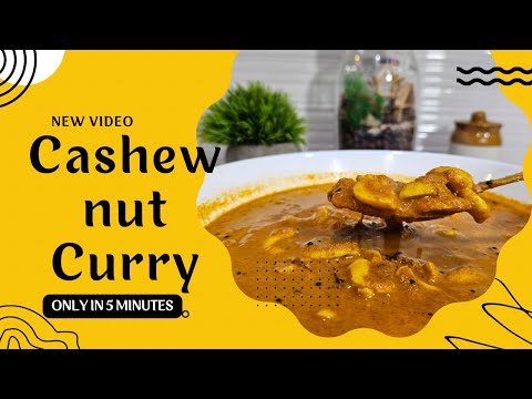 Cashew nut curry | Protein rich| Simple Curry| Vegan Curry| Darly’s World