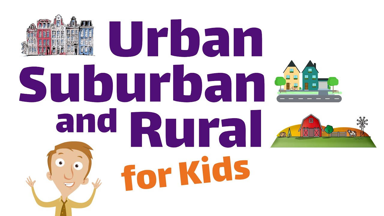 What is the difference between rural and urban environments? Tipseri