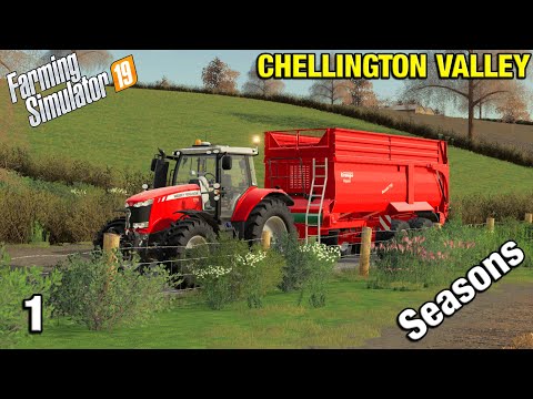 NEW SERIES WITH SEASONS! Chellington Valley Timelapse - FS19 Ep 1
