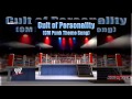 WWE Edit: Cult of Personality (Re-Recorded ...