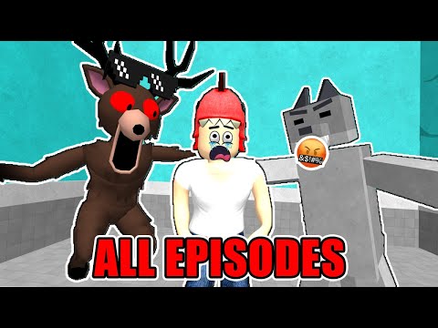 99 NIGHTS IN THE FOREST, BUT DINO COOKED! (All episodes) Roblox Animation