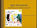 Stravinsky, Concertp in D, "Basel Concerto" - Video Score - Orpheus Chamber Orchestra