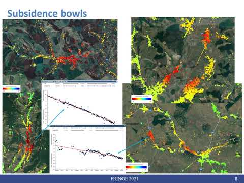 205 Large scale Ground Motion Patterns  Analysis from the Persistent Scatterer Interferometric De