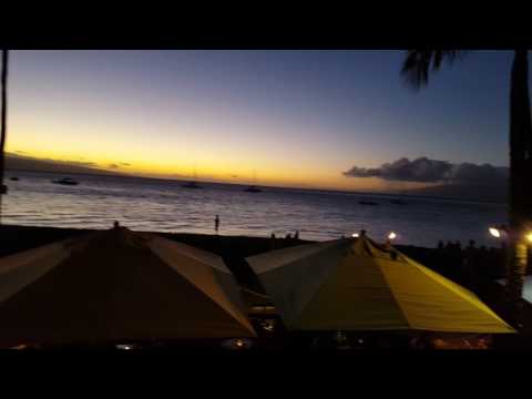 Front row seat at Leilani's on the Beach