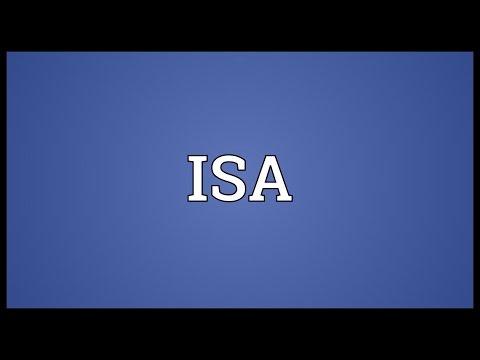 ISA Meaning