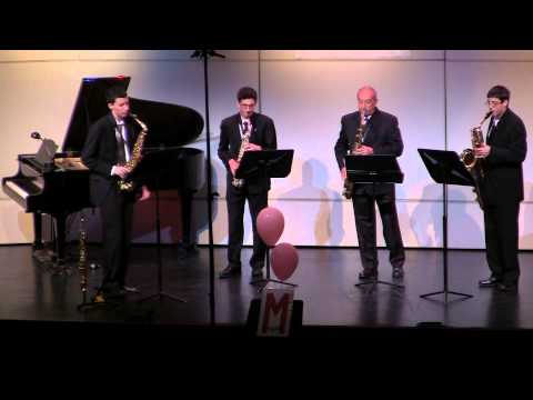 2013 Mainland Regional High Saxophone Quartet Charmant Papillon